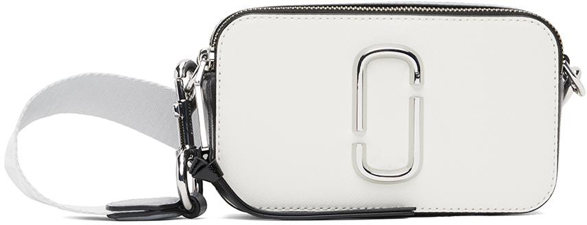 Marc Jacobs レディース ブラック ホワイト The Snapshot ショルダー 