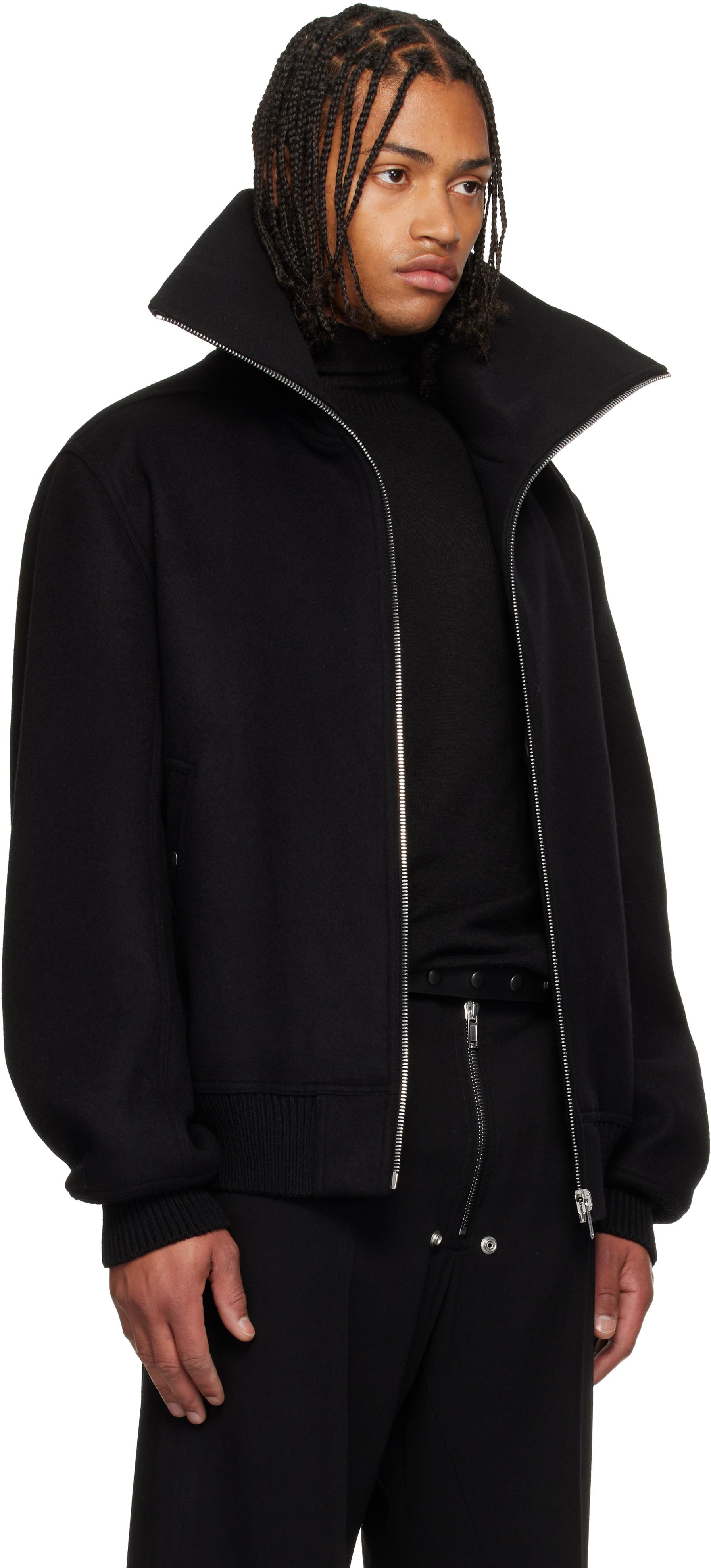 Rick Owens Concordians Blixa Dracucollar Jacket in Black for Men