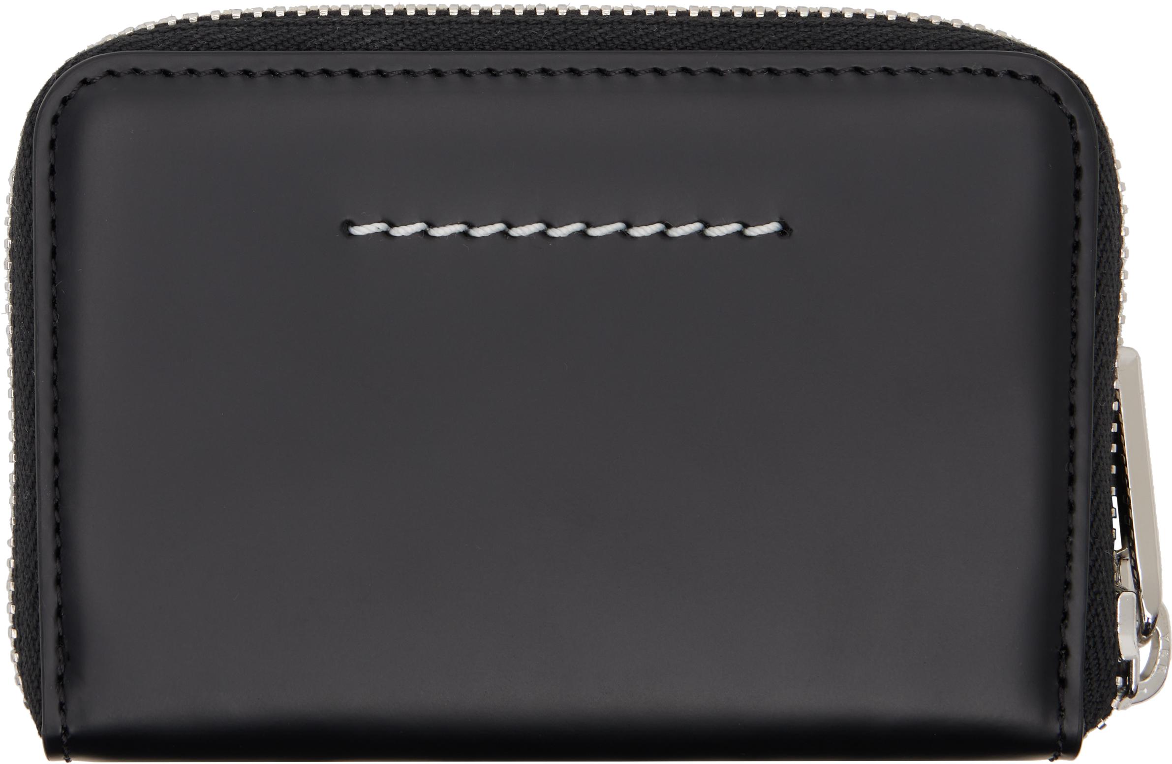 MM6 by Maison Martin Margiela Triangle 6 Zip Around Wallet