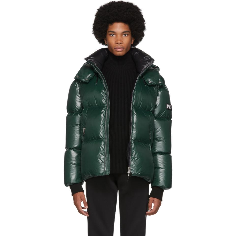 Mackage Green Down Lustrous Kent Jacket for Men | Lyst