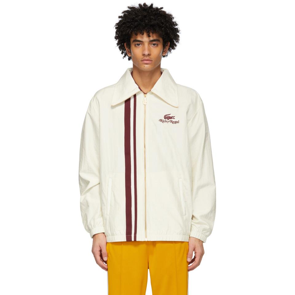 Lacoste Off-white Ricky Regal Edition Nylon Jacket for Men | Lyst Canada