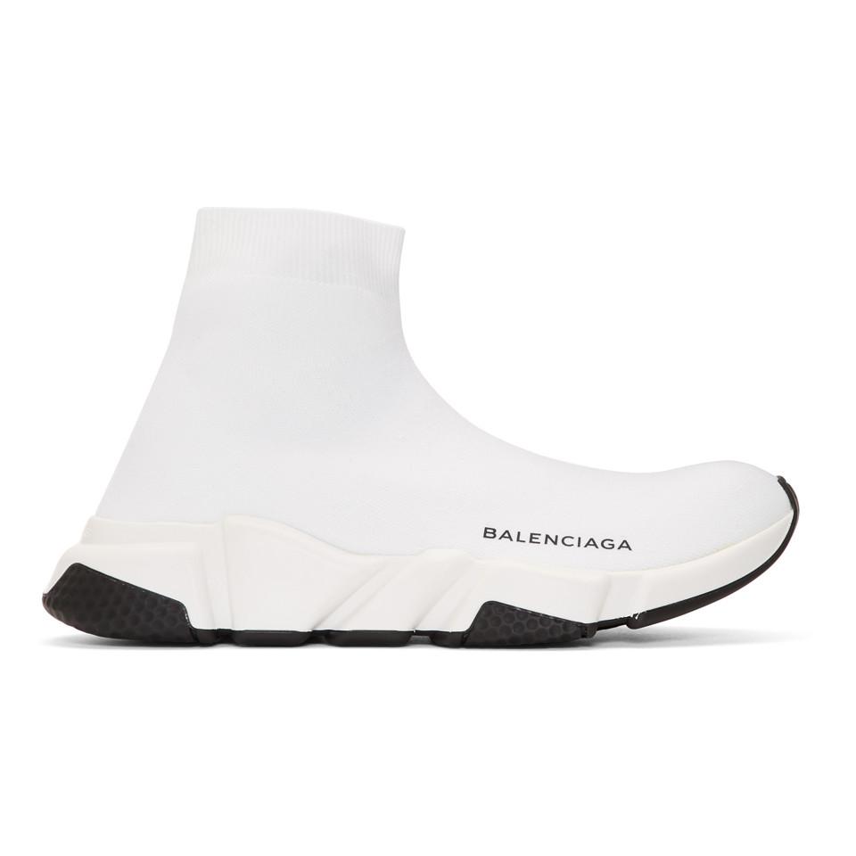 balenciaga montante blanche