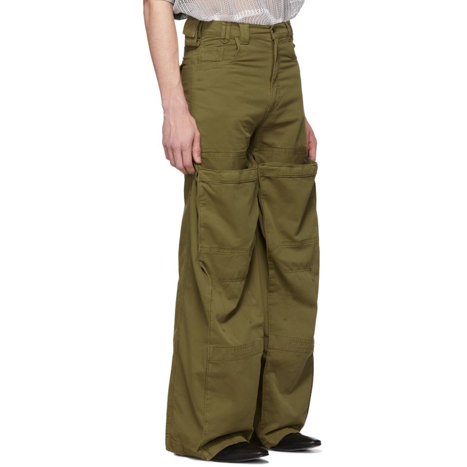 Y. Project Khaki Pop-up Cargo Pants in Natural for Men | Lyst