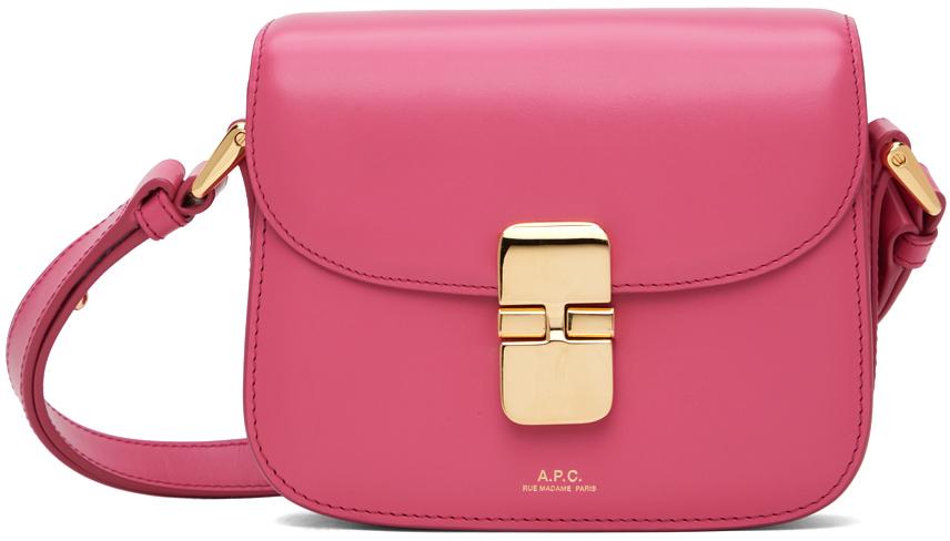 A.P.C. レディース ピンク ミニ Grace バッグ ショルダーバッグ