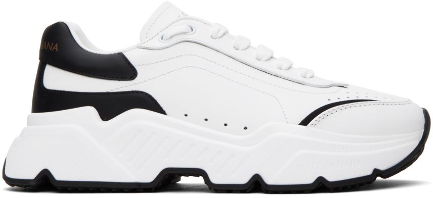 Dolce & Gabbana メンズ ブラック ホワイト Daymaster スニーカー 