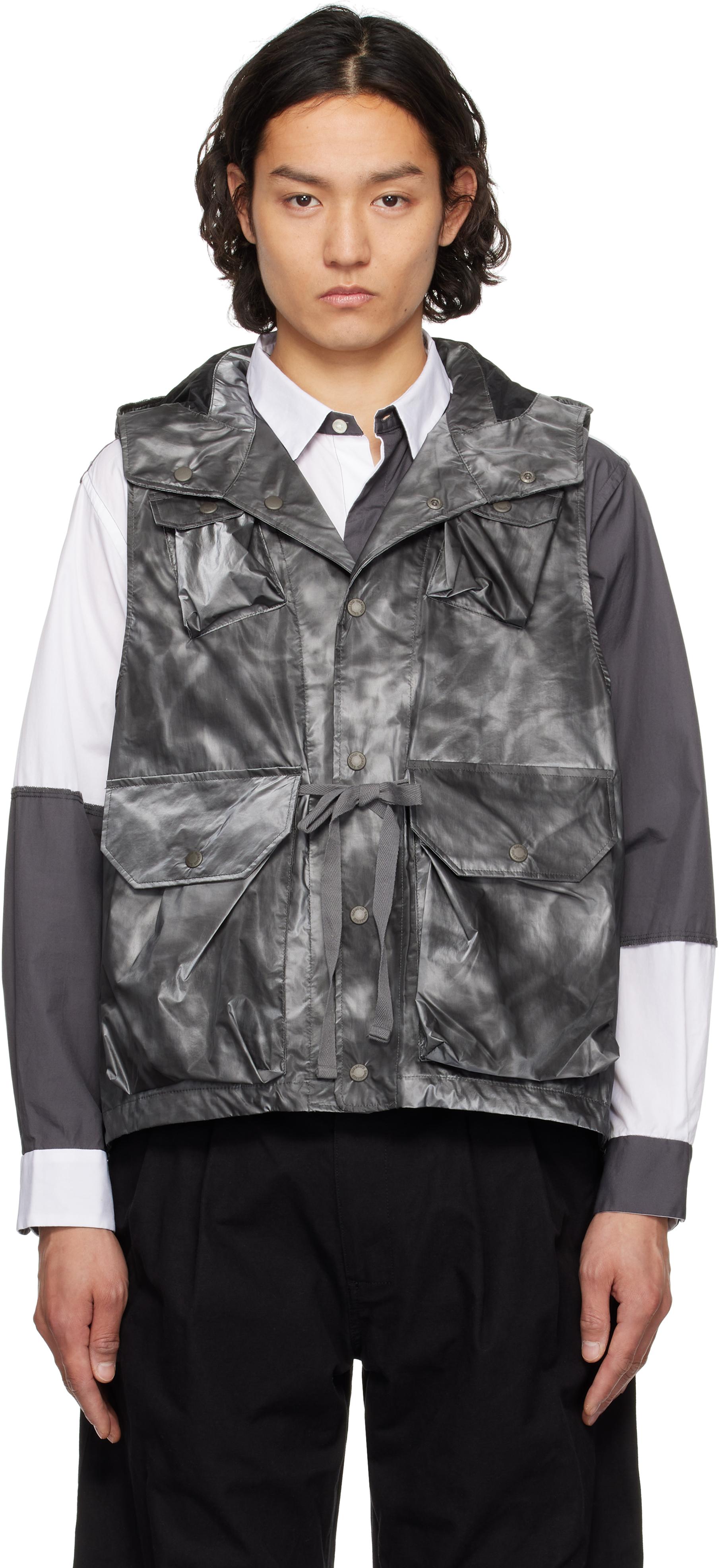 Engineered Garments Field Vest in Black for Men | Lyst