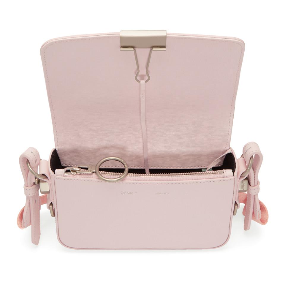 off white binder clip bag sale