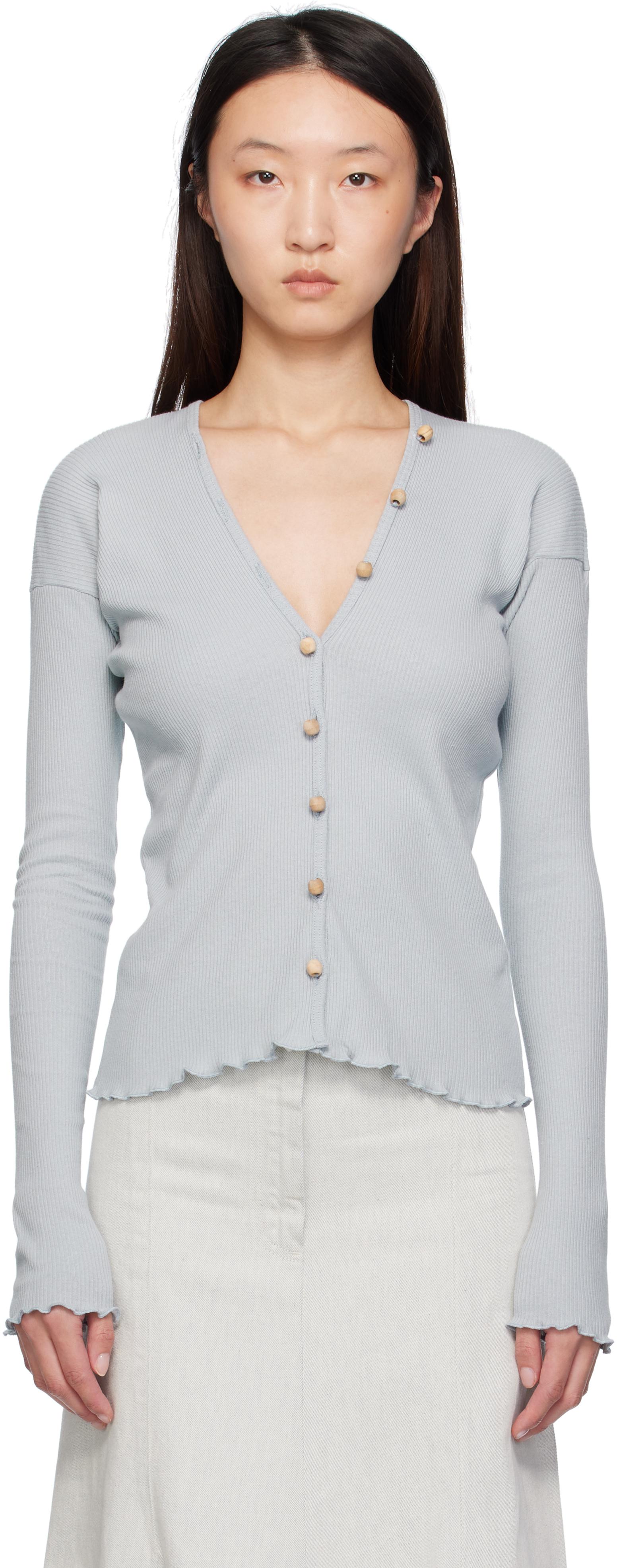 Baserange Tav Cardigan in Black | Lyst