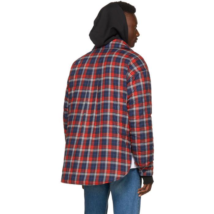 balenciaga flannel mens