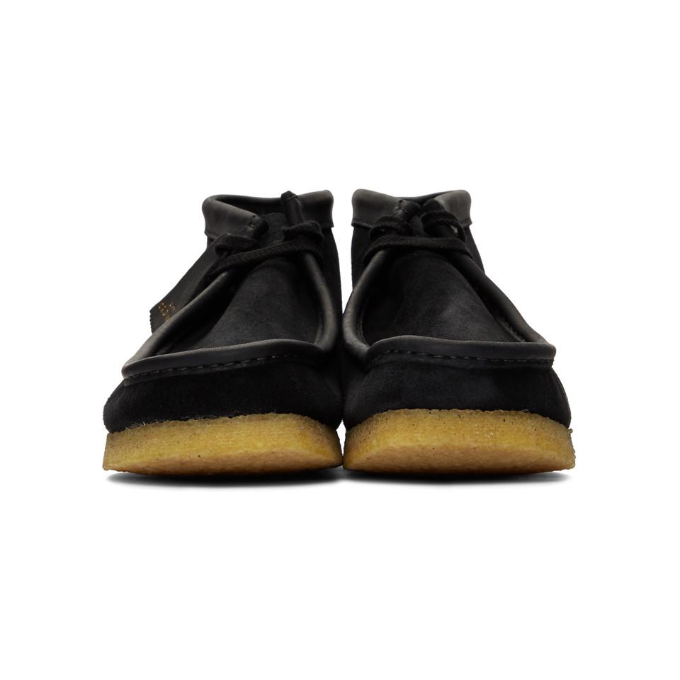 alumno Reciclar lago Titicaca Clarks Black Made In Italy Wallabee Boots for Men | Lyst