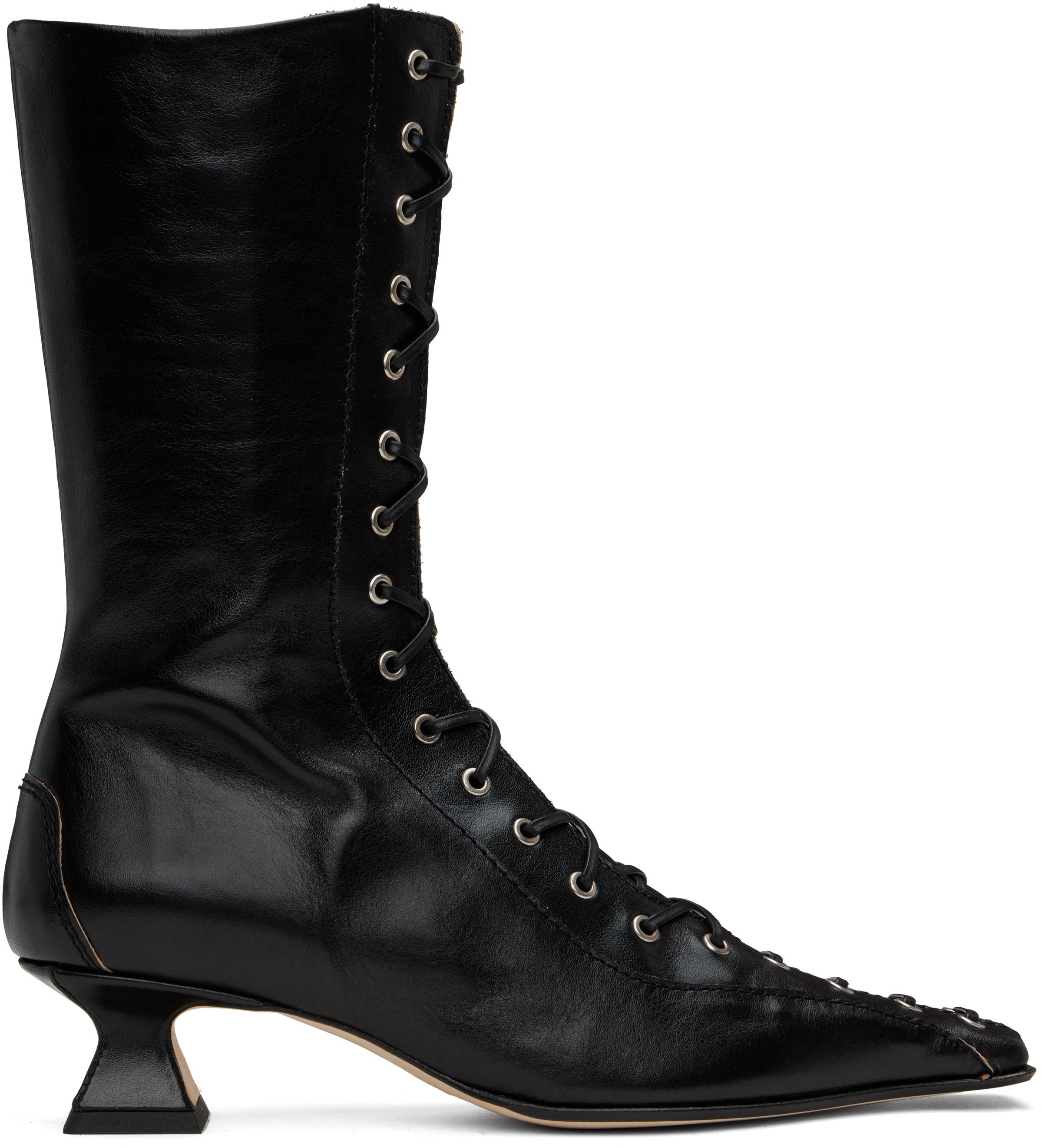 miista lace up boots