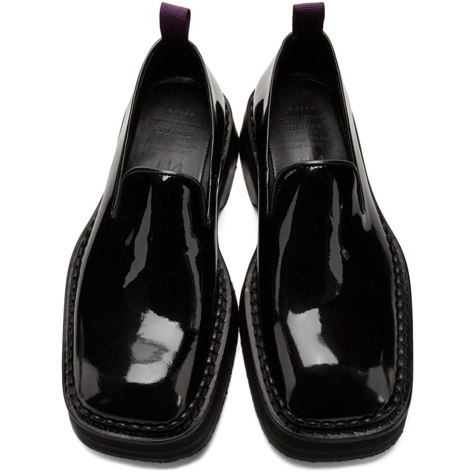 Eytys Black Patent Baccarat Loafers for Men - Lyst