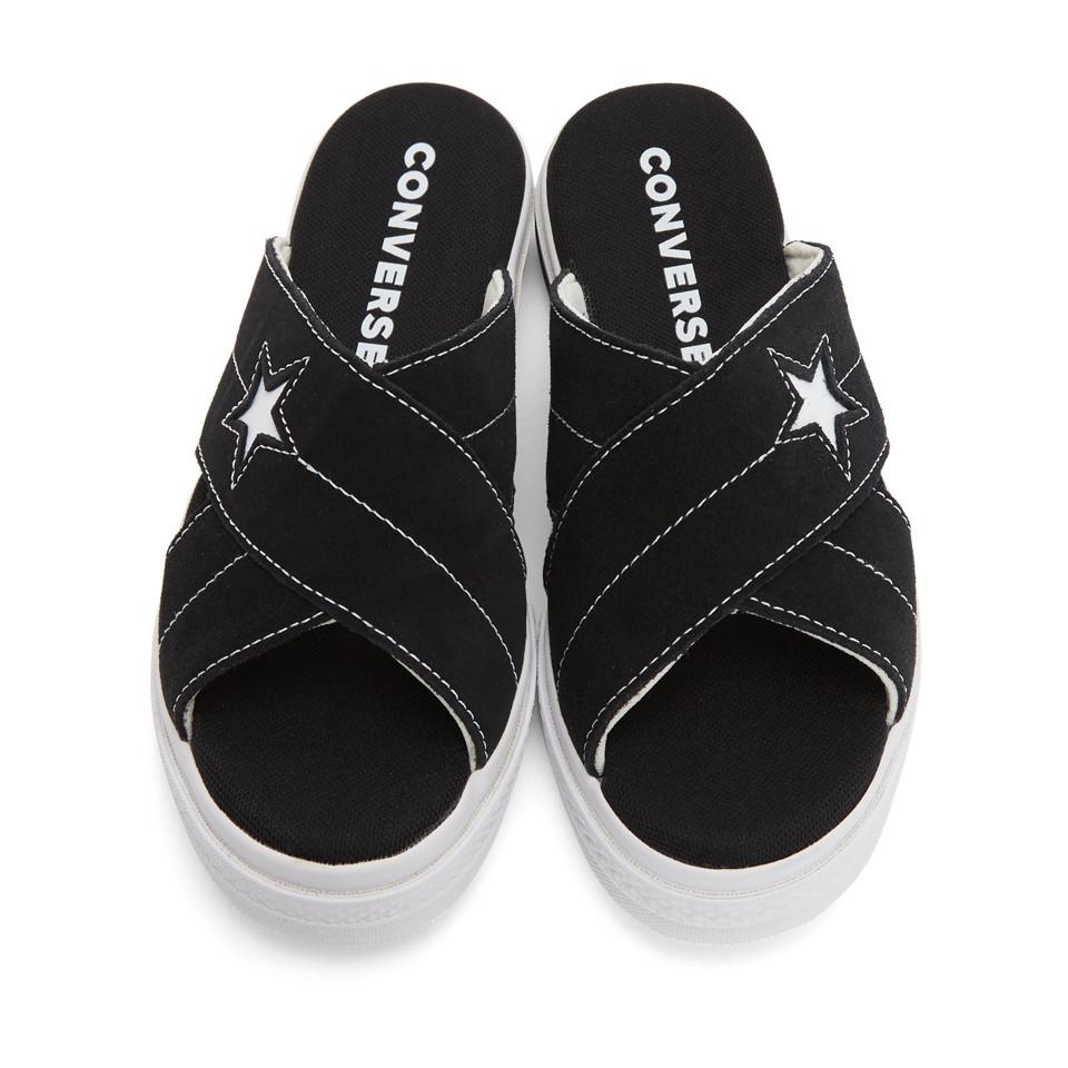 converse slip on sandals womens