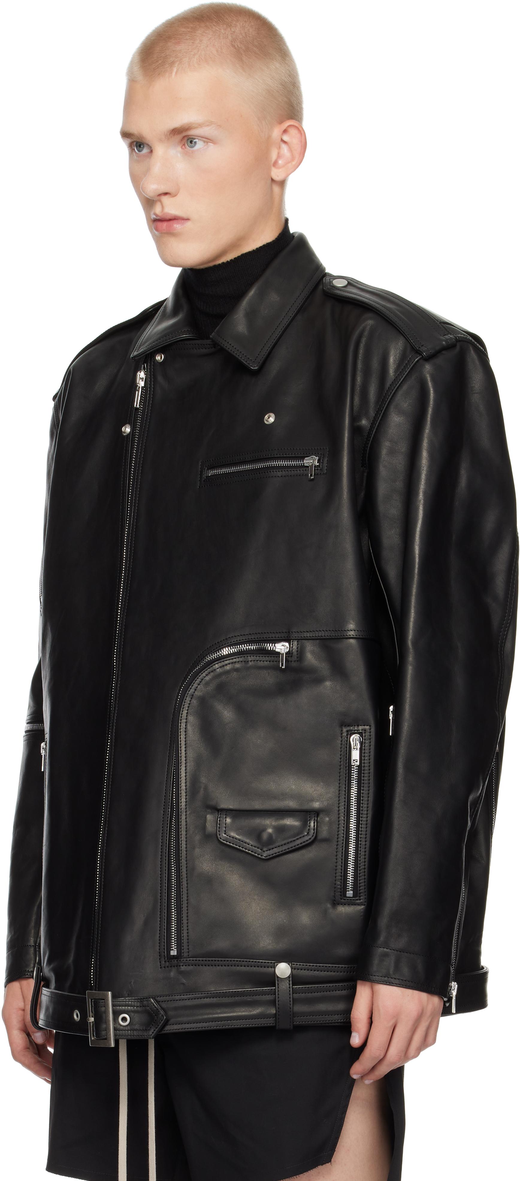 メンズ Rick Owens Porterville Jumbo Bauhaus Stooges レザー