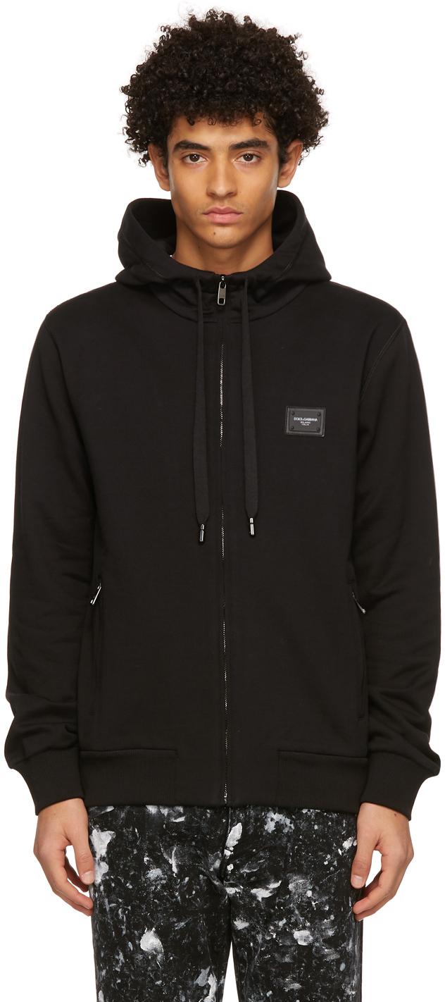 dolce and gabbana zip up hoodie