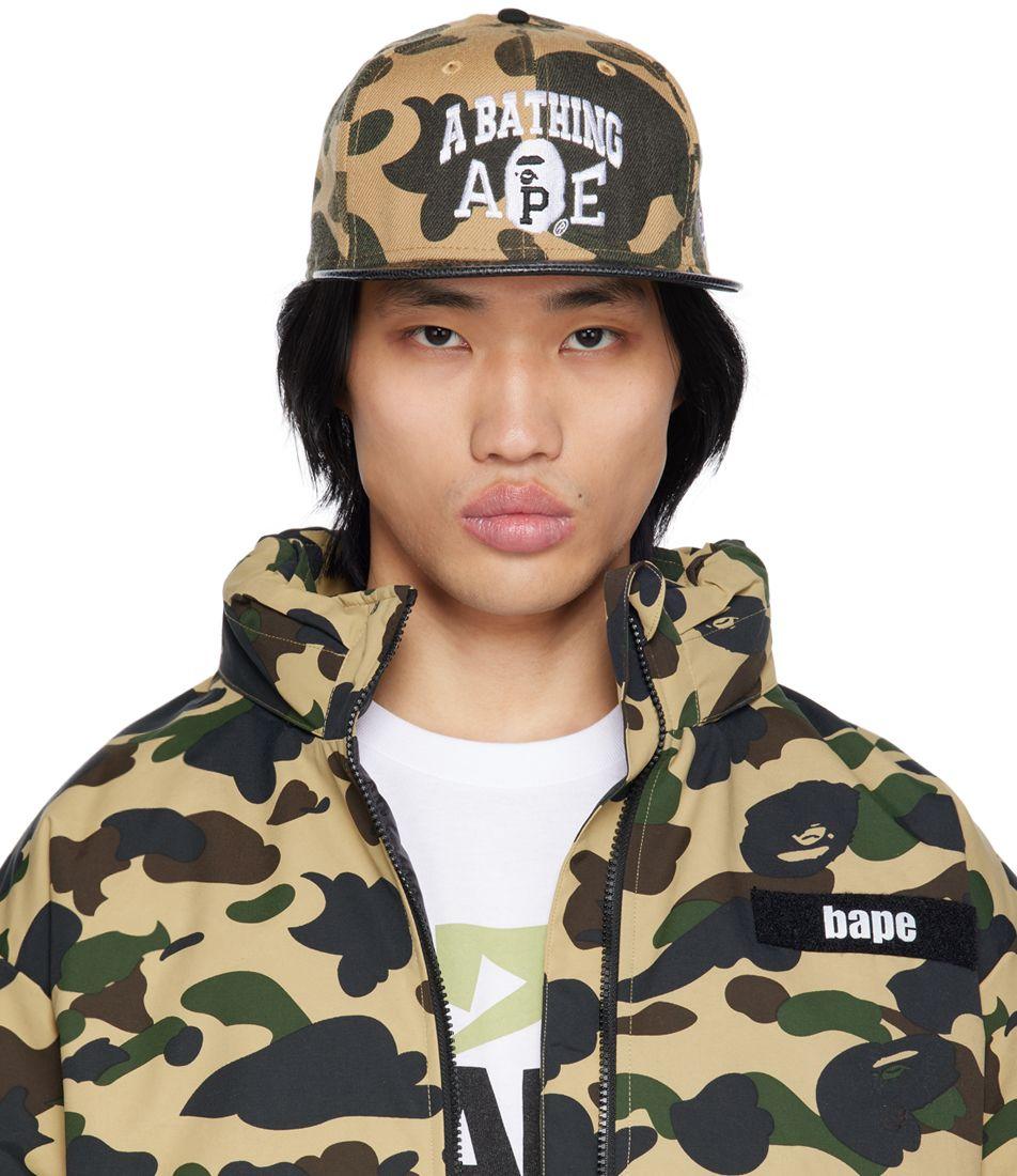 A Bathing Ape Beige New Era Edition 1st Camo 9fifty Cap in Green for ...