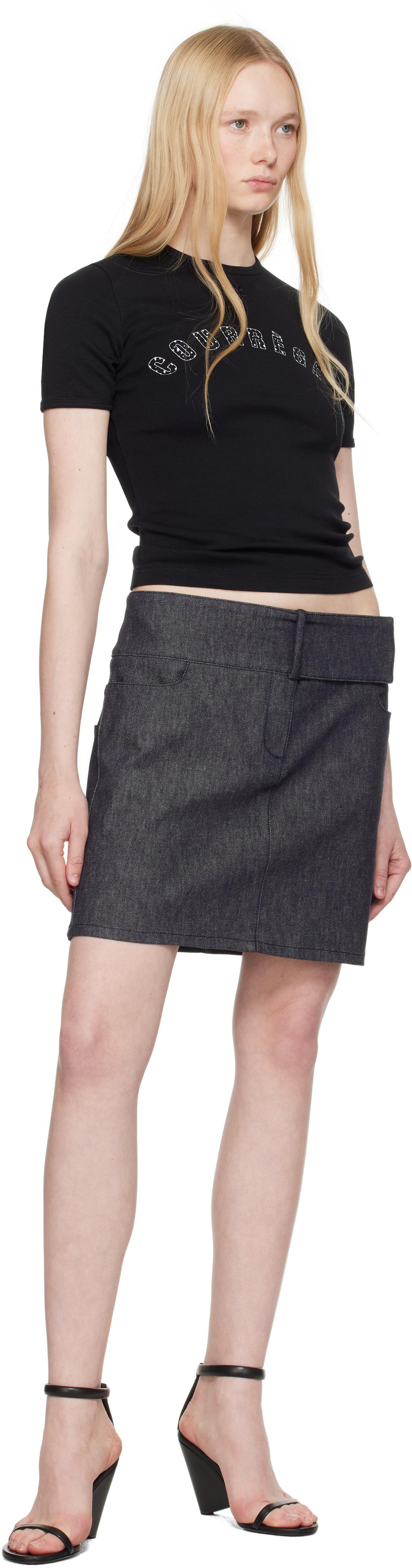 【Courreges】Ellipse ツイル ミニスカート Ellipse ビニールミニスカート - Courrèges - レディース