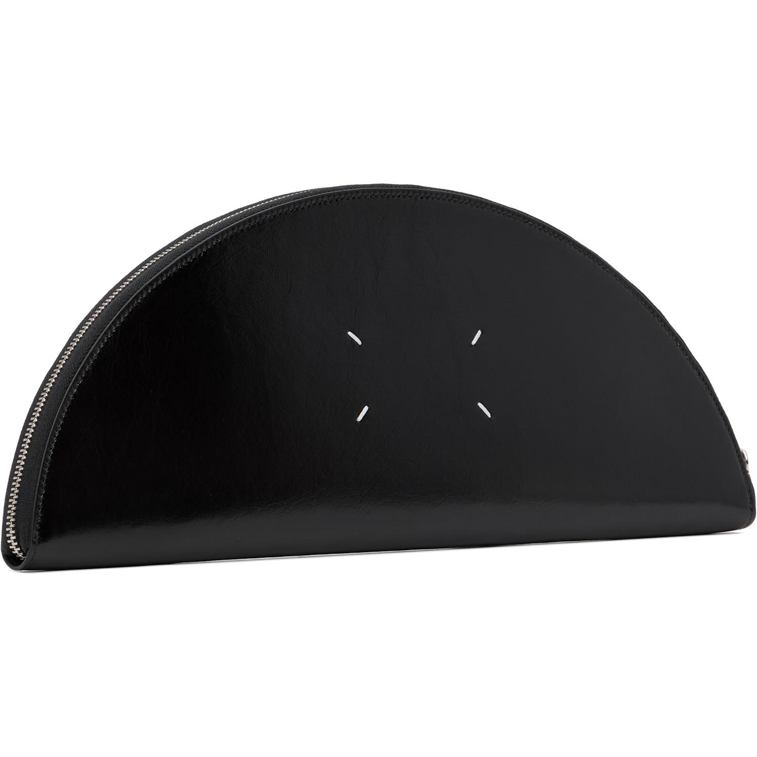 Maison Margiela Big Halfmoon Clutch in Black | Lyst