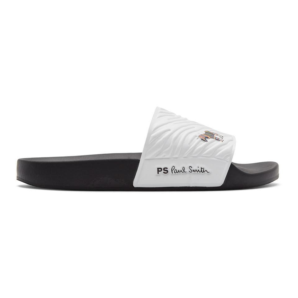 PS by Paul Smith Synthetic Summit Slides White for Men - Lyst