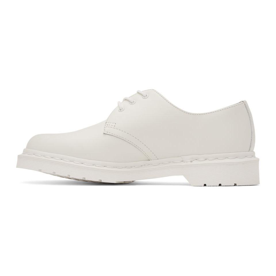 dr martens 1461 white mono