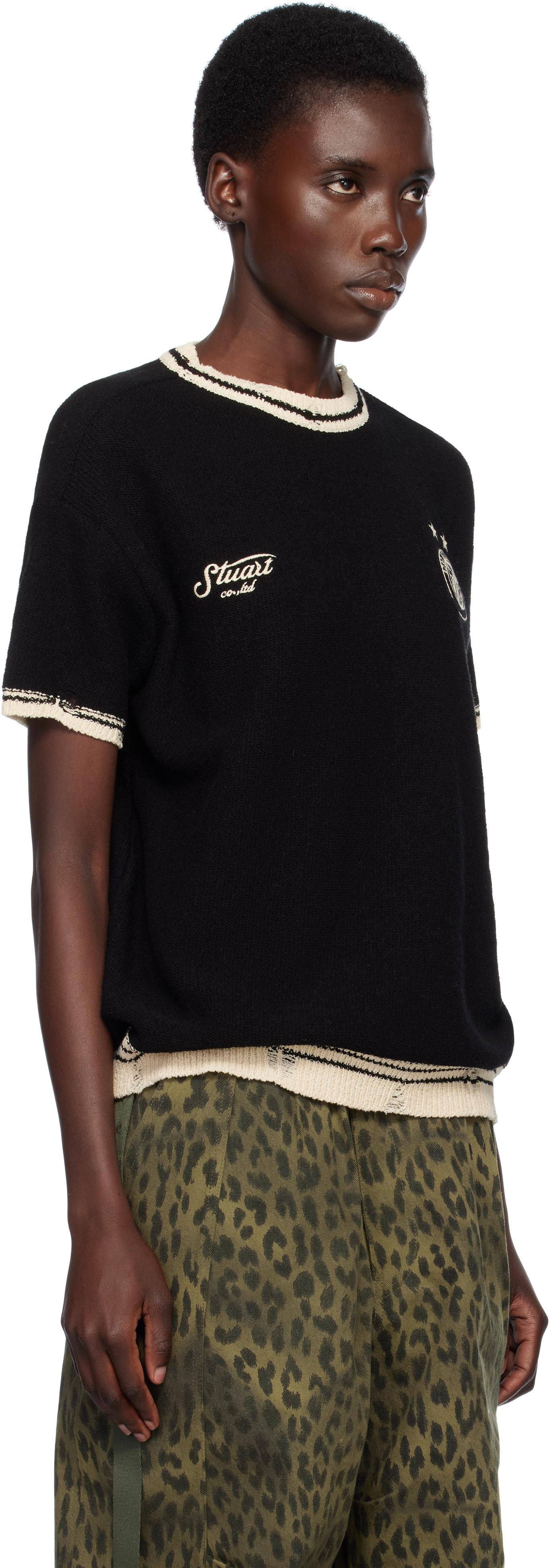 【関税込み】Andersson Bell ブラック Football 半袖トップス Andersson Bell ウィメンズ tシャツ | SSENSE 日本