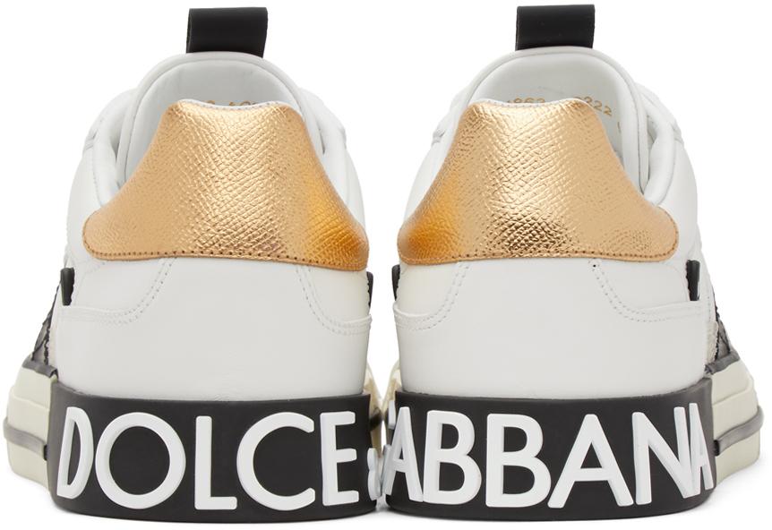 Dolce & Gabbana Leather Dolcegabbana Custom 2.zero Sneakers in 