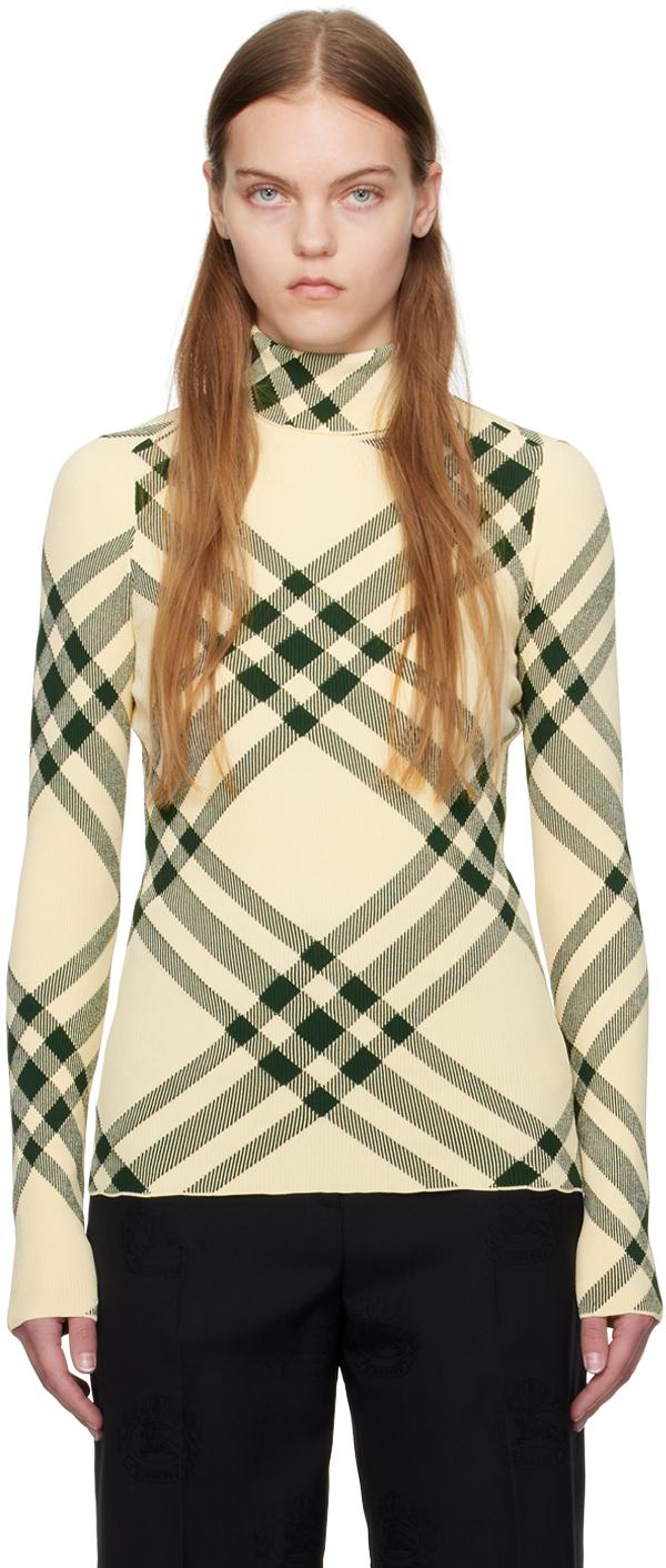 Burberry レディース ナチュラル &ーン チェック タートルネック 
