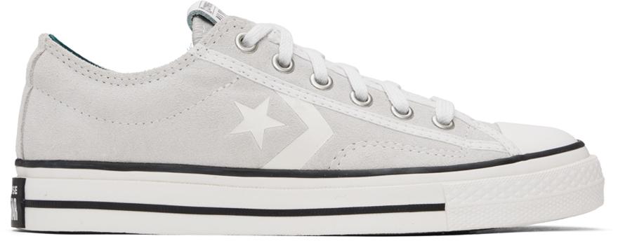 Converse star player grey suede deals