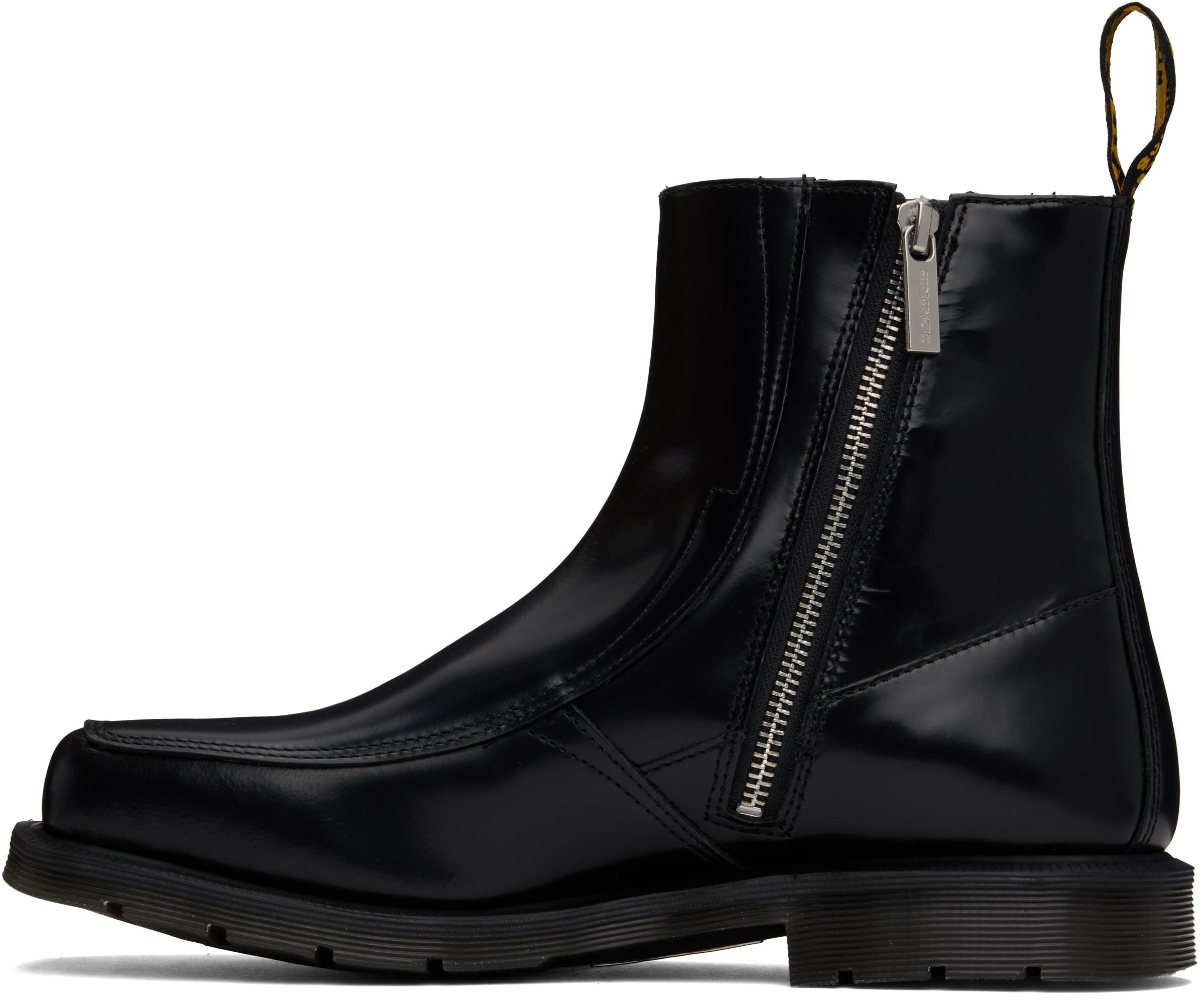 Dr. Martens Durrow Zip Boots in Black for Men | Lyst UK