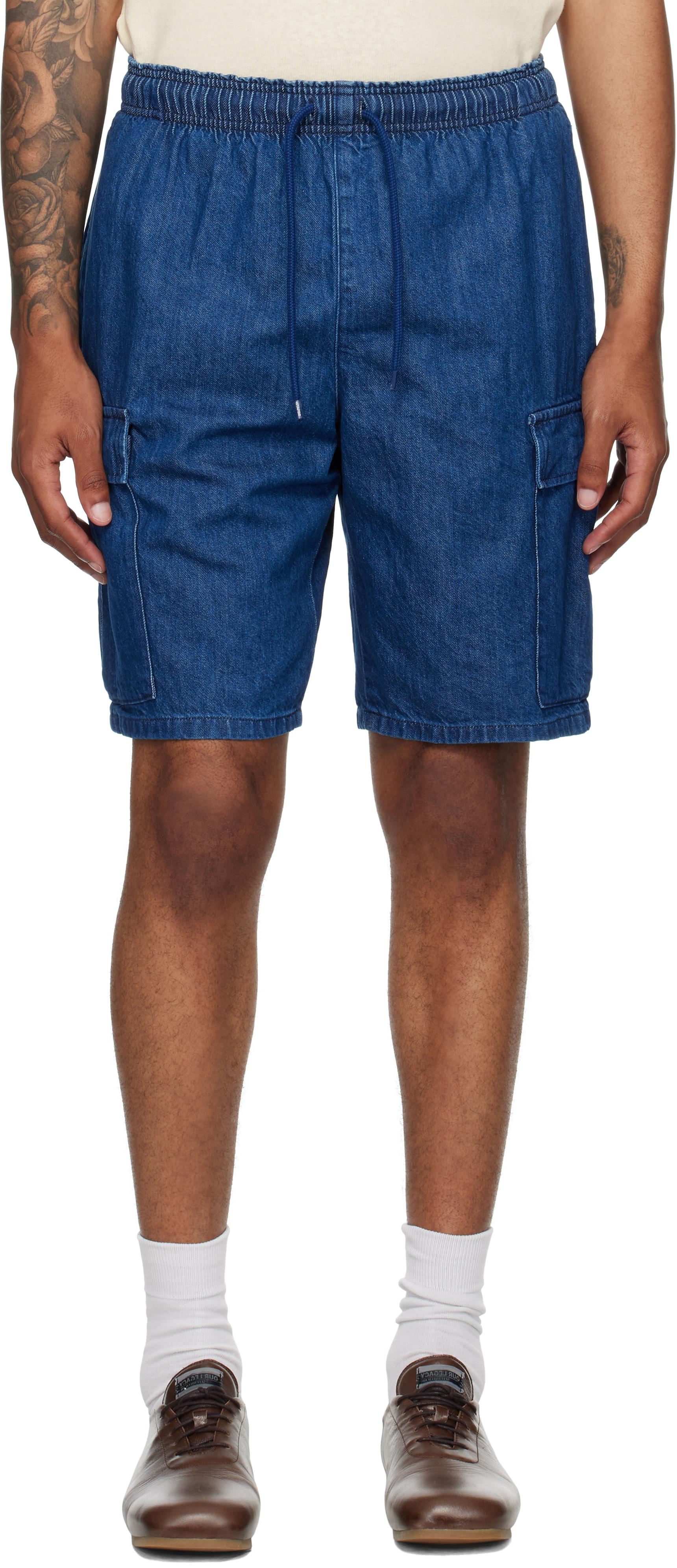 WTAPS Mils2301 Denim Shorts in Blue for Men | Lyst