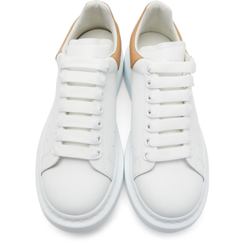 alexander mcqueen suede beige