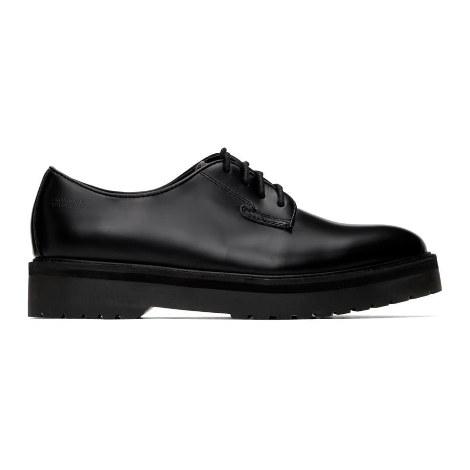 Saturdays NYC Black Ali Abrasivato Derbys for Men | Lyst Saturdays NYC Black Ali Abrasivato Derbys for Men | Lyst