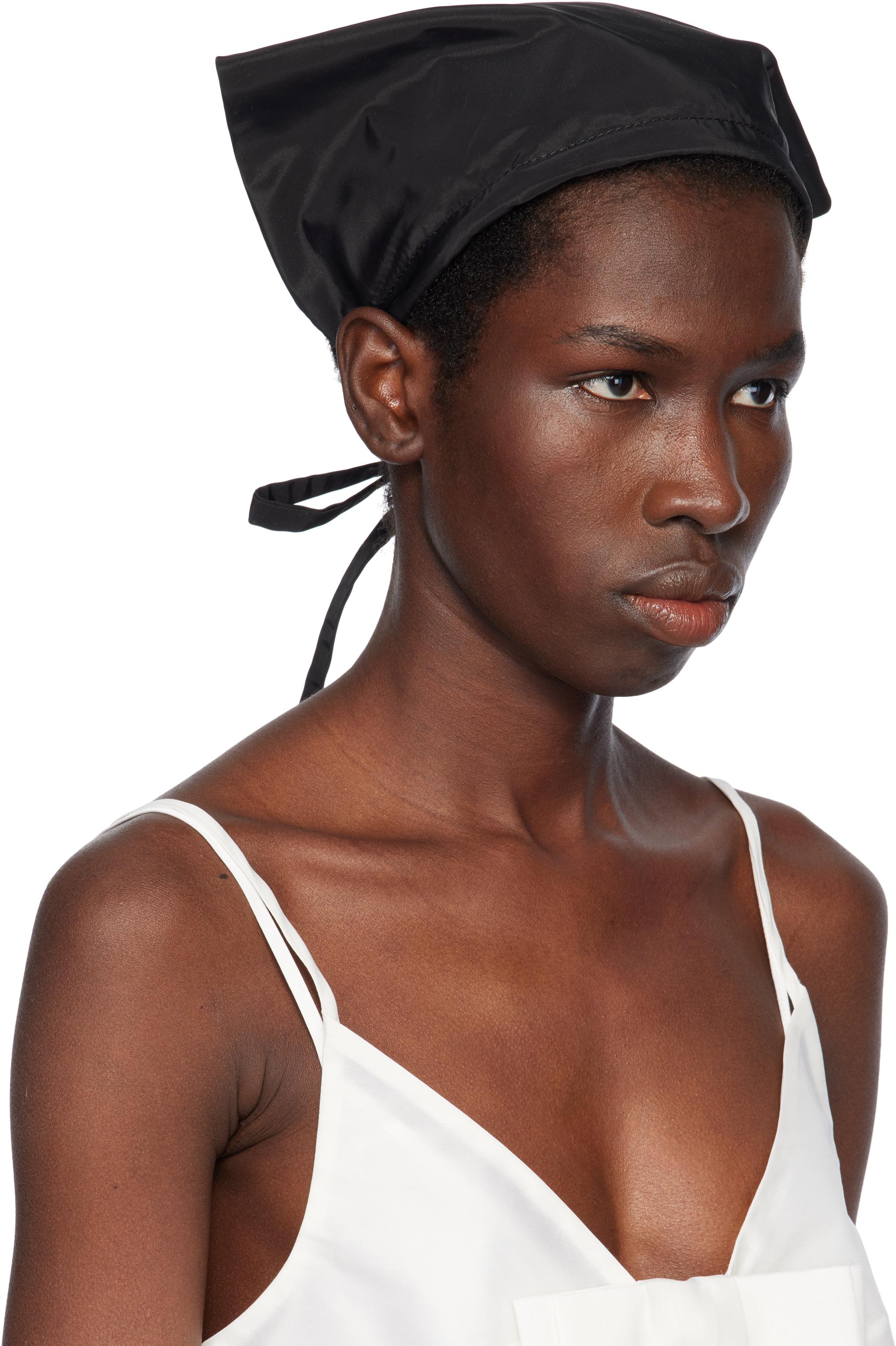 【関税込み】Sandy Liang ブラック Acute Bandana ヘアバンド ACUTE BANDANA HEADBAND IN BLACK – SANDY LIANG