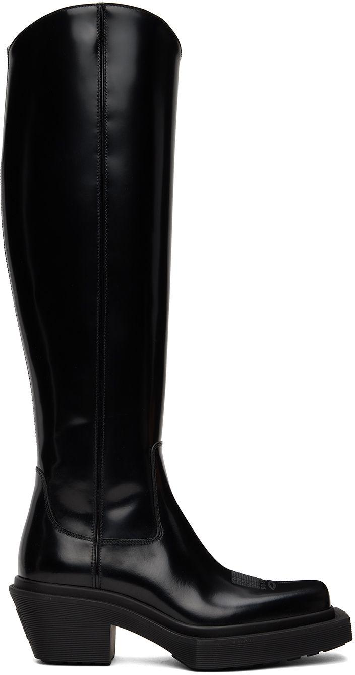 VTMNTS Black Neo Western Tall Boots | Lyst