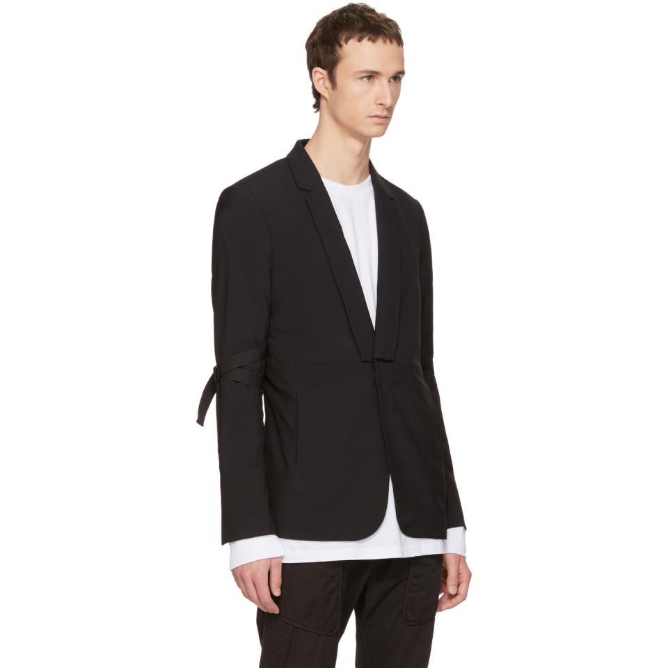 helmut lang black blazer