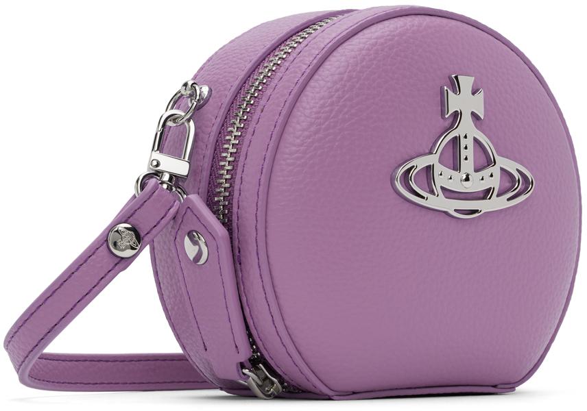 [Vivienne Westwood] Re-Vegan Mini Round クロスボディバッグ Vivienne Westwood Re-Vegan Mini Round Crossbody Bag in