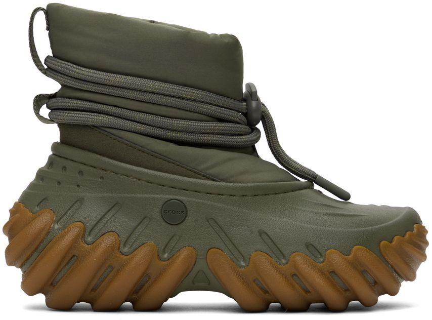 CROCS Echo Boot in Army Green crocs x Futura Laboratories Echo Boot | Army Green main image 2