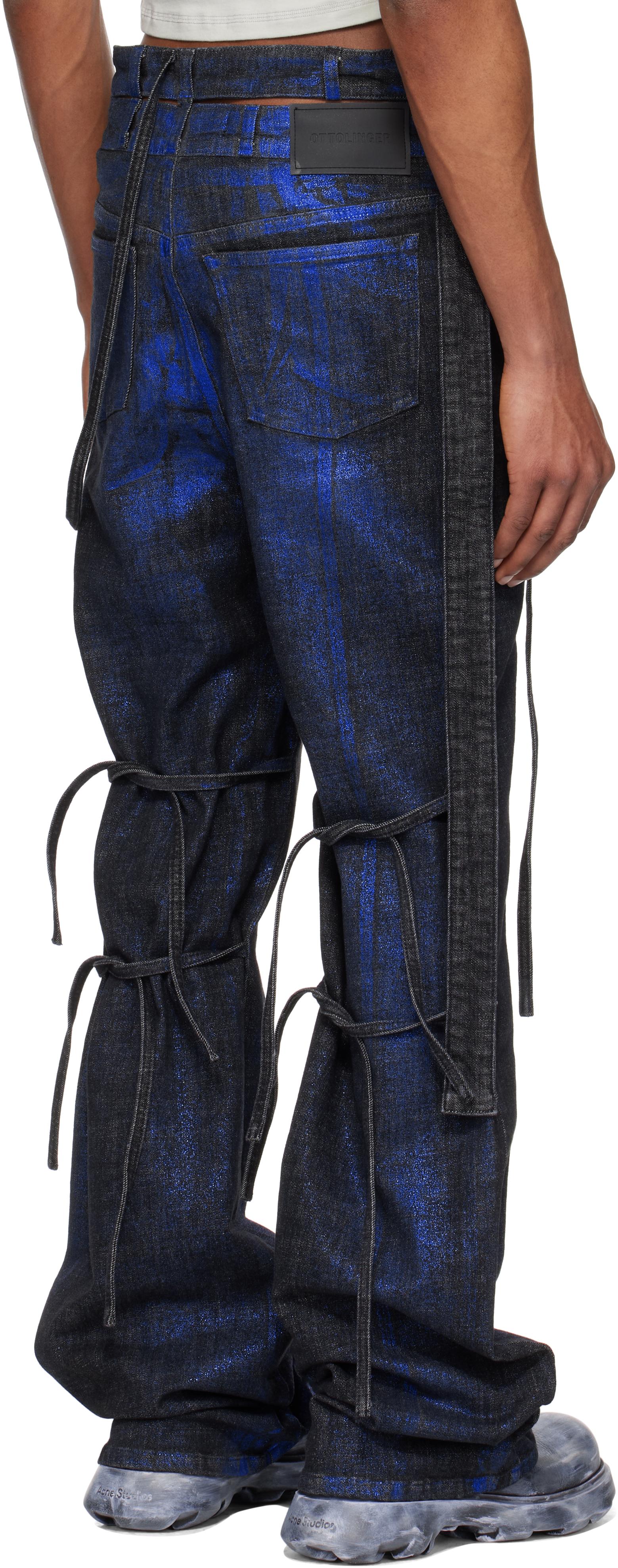 OTTOLINGER Ssense Exclusive & Signature Wrap Denim Jeans in