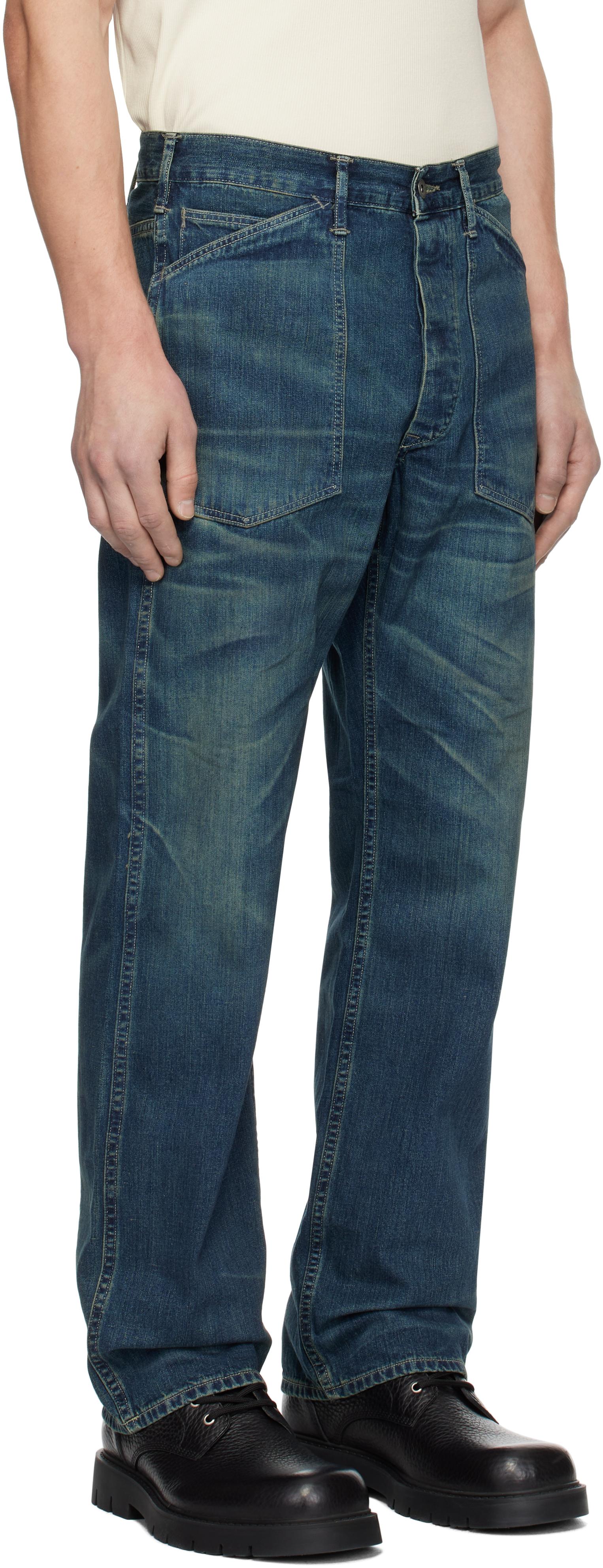 RRL Vintage 5-Pocket Canfield Jeans in Blue for Men | Lyst