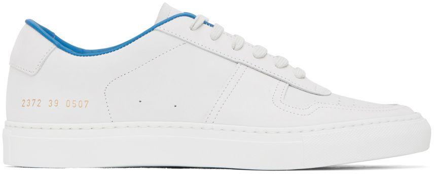 Common Projects White & Blue Bball Summer Sneakers in Black for Men | Lyst