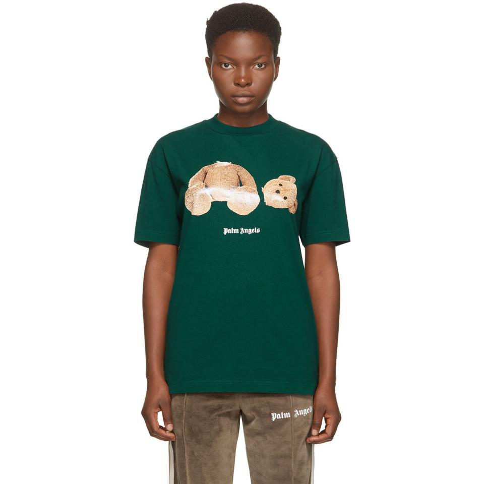 Palm Angels Green Bear T-shirt