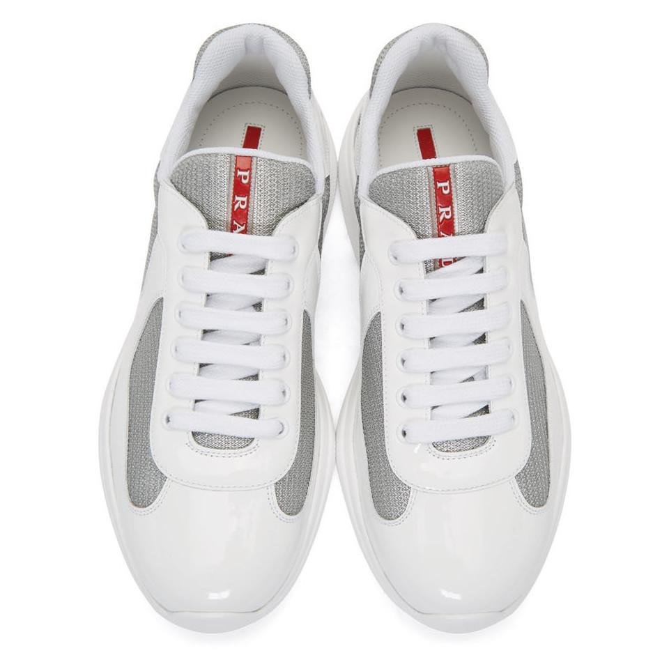prada sneakers ssense