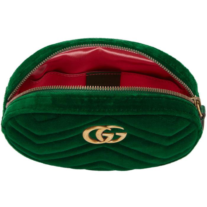 gucci green belt bag