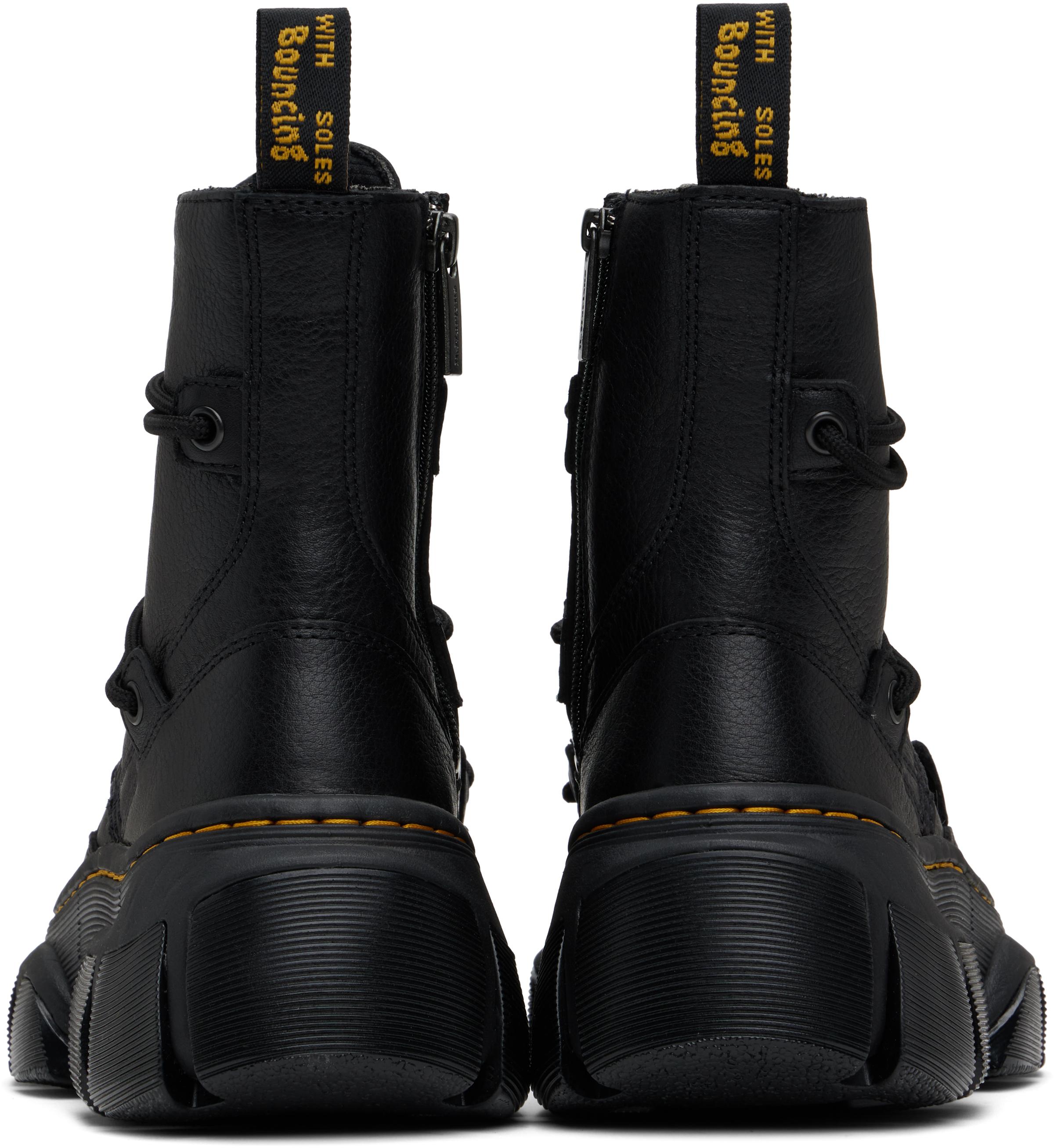 Dr. Martens Dmxl 8-Eye Leather Boots in Black | Lyst Canada
