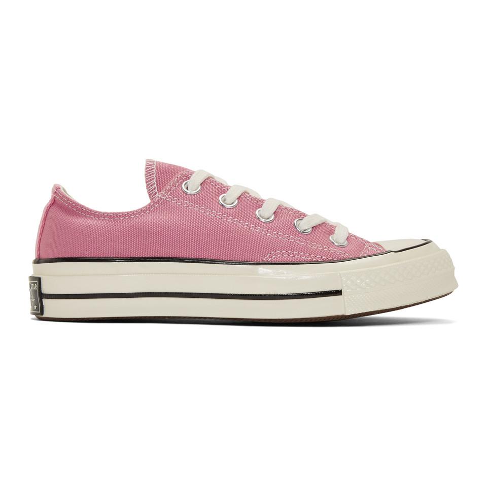 Converse Pink Chuck 70 Low Sneakers | Lyst