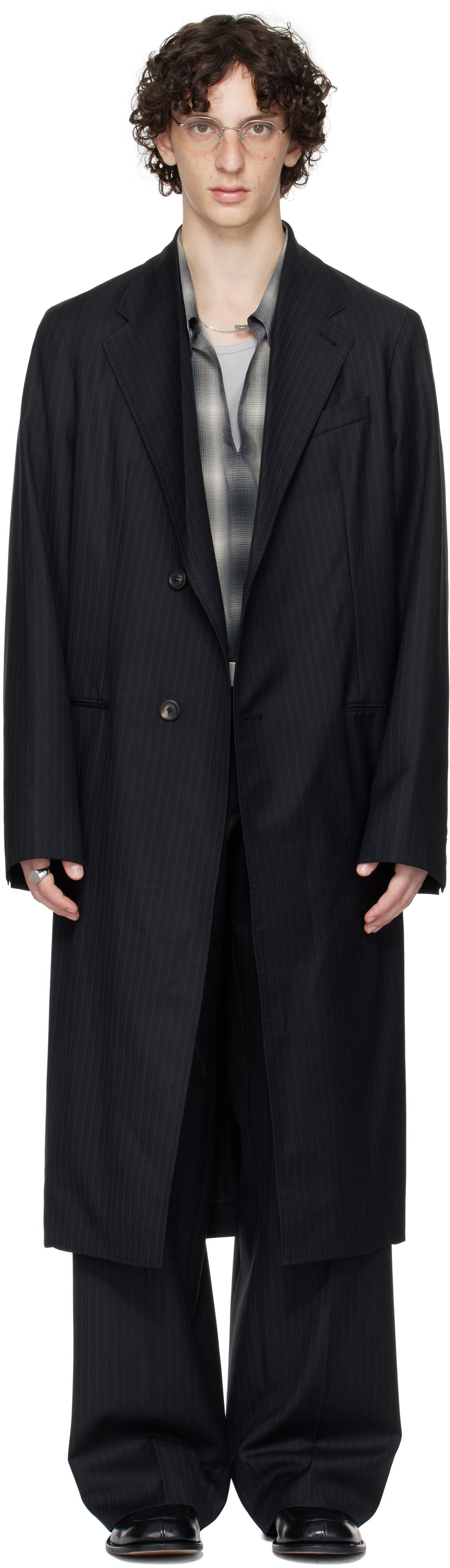 OUR LEGACY ピーコート ブラック オポレントメルトン Our Legacy - Peacoat Black Opulent Melton