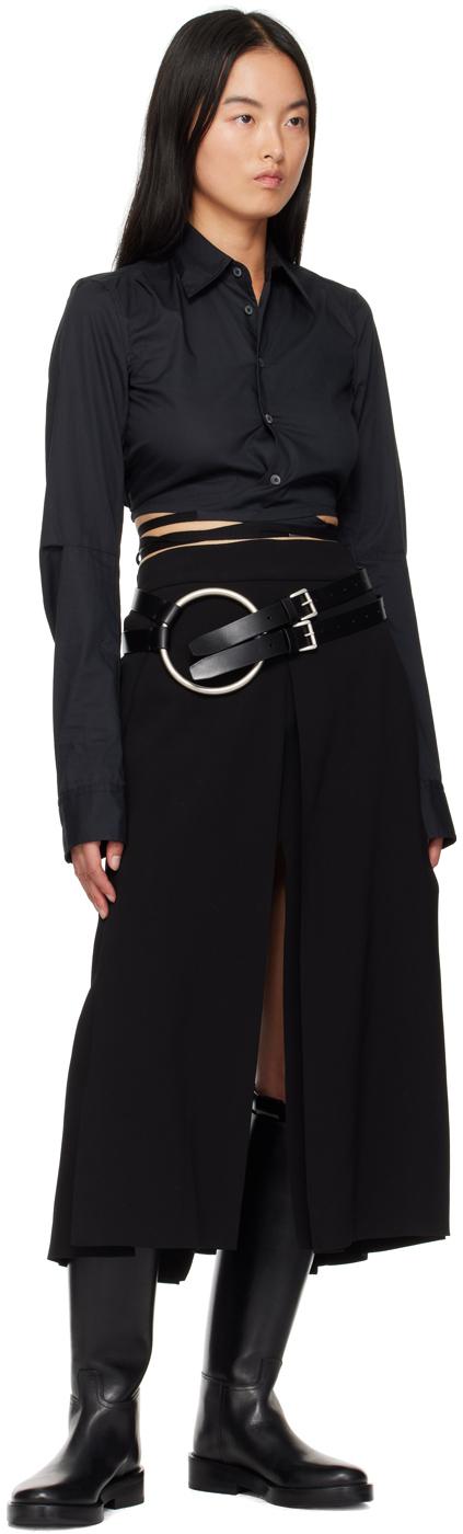 Ann Demeulemeester レディース ブラック Stan ライディング