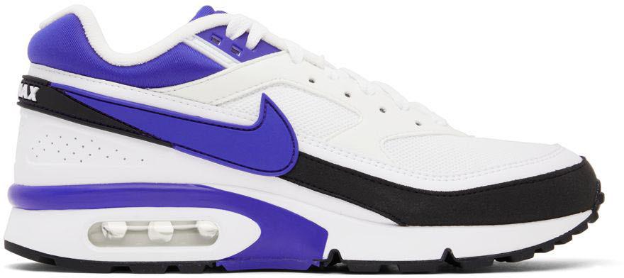 Nike White & Blue Air Max Bw Sneakers for Men | Lyst