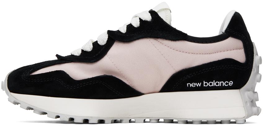 New Balance 327 Panelled Mesh Sneakers in Black Lyst UK