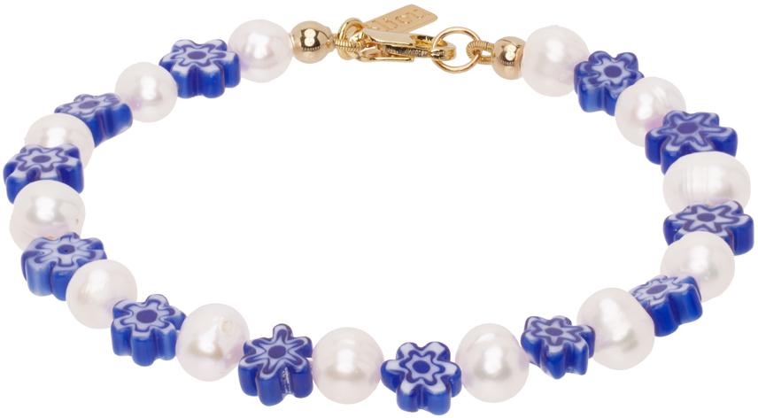 Eliou Pearl Corinna Bracelet in Black for Men | Lyst Canada